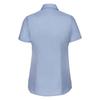 Russell Collection Womens/Ladies Herringbone Tailored Short-Sleeved Shirt