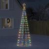 VidaXL LED Christmas Tree with Tips 570 Colorful LEDs 300 Cm, Christmas Decoration, LED Light, Christmas Light 358106