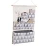 5 Pockets Hanging Organizers Waterproof Hanging Storage Bag Wall Mounted Closet Organizer Bear Canvas Sundries Bags Home Decor