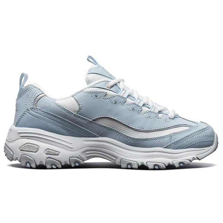 (WMNS) Кроссовки Skechers D Lites низкие беговые GS СинийБелый 'Синий Белый' Женские 11930-LBLW