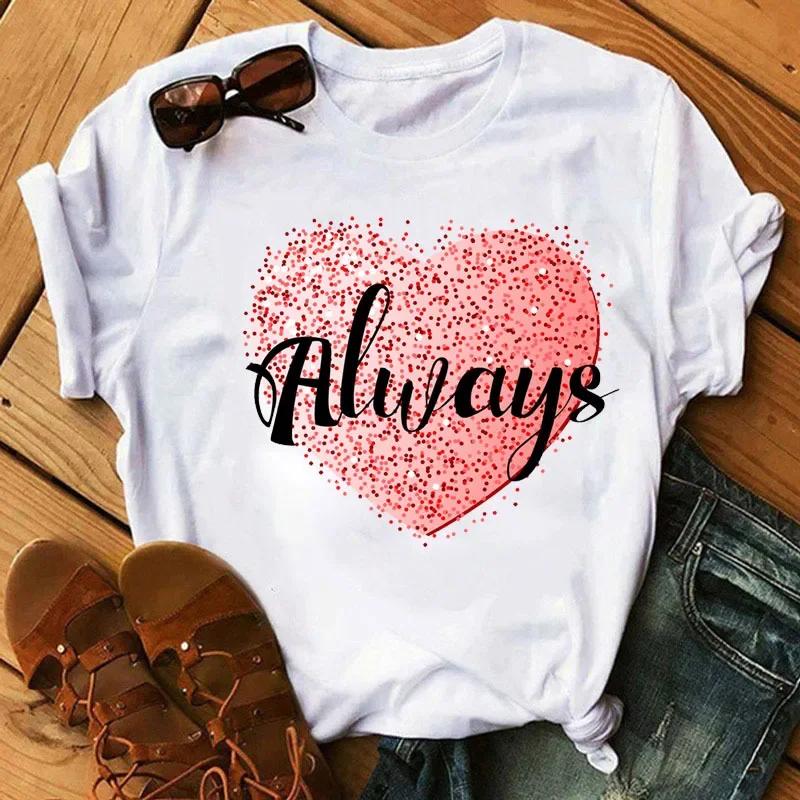 Hot Selling Cute Cartoon Butterfly Pattern Loose Cartoon Letter T-shirt Woman Gothic Aesthetic Clothes Tops