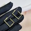 Gold Geometric Metal Square Curve Dangle Earring for Women Punk Temperament Jewelry Christmas Gift
