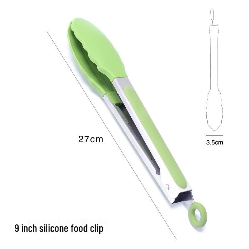 Набор щипцов для гриля из нержавеющей стали и силикона – 7", 9", 12"