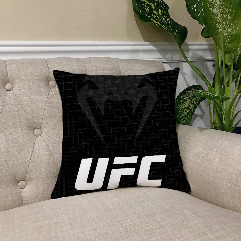 Подушка с изображением боксерского матча U-UFC Квадратная наволочка для дивана Повседневная, приятная для кожи, удобная наволочка