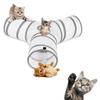 Игрушки для кошек Тоннель и Куб для кошек Pop Up Складные Игрушки для котят для дома и улицы- Складной 3-ходовой или 1-ходовой Туннель для кошек- для Кошки, Щенка, Котенка