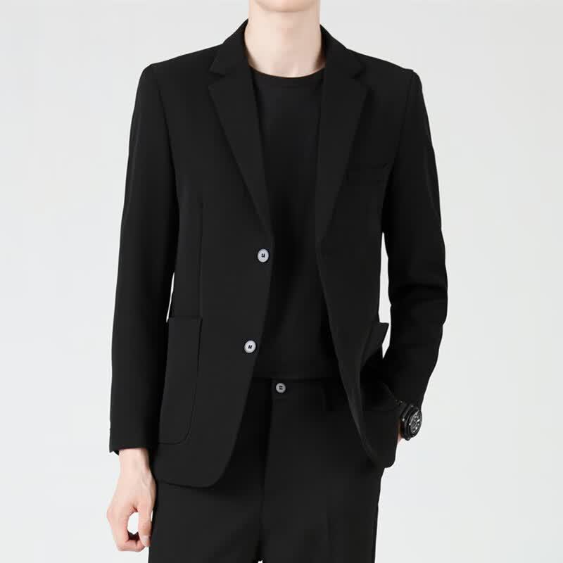 ROMON Мужской приталенный пиджак в стиле business casual