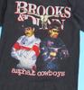 Винтажная футболка Brooks & Dunn Asphalt Cowboy Унисекс Концерт S до 4XL