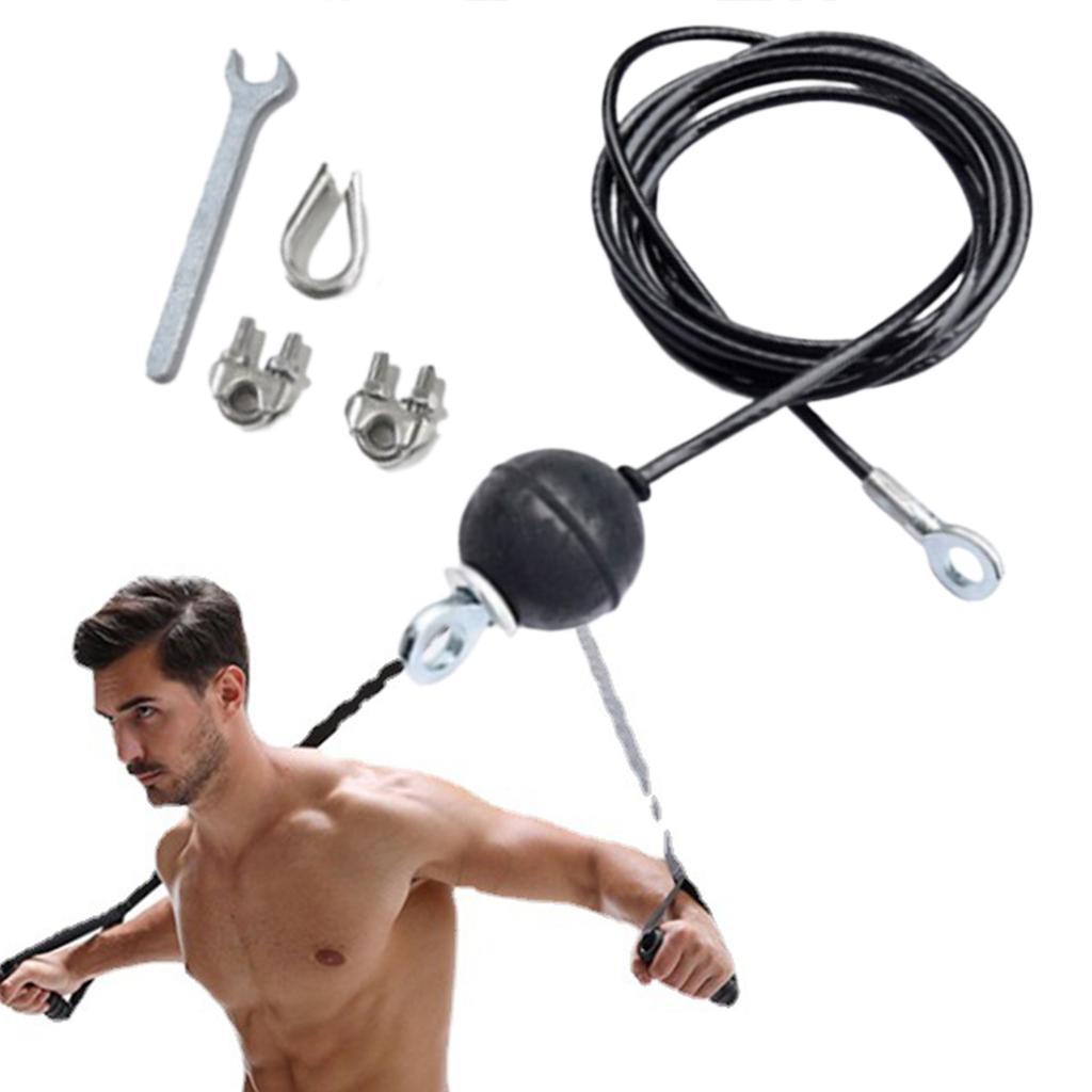 Fitness Pulley System Replacement Gym Cable Steel Wire Rope Cord for Home Gym Durable Pulley Cable Gym Cable Wire Rope