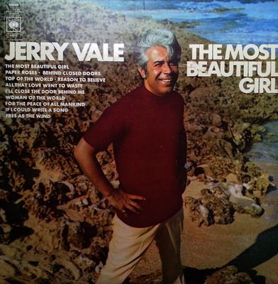 Виниловая пластинка JERRY VALE - The Most Beautiful Girl S80351 CBS 1974 UK Поп Б/у