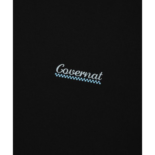 Covernat Ss26 Letter Round Neck Short Sleeve Loose Fashion Breathable Comfortable Skin-Friendly Summer T-Shirt Men T-Shirts CO2602ST20BK