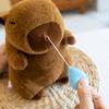8-дюймовая кукла капибара плюшевая игрушка интернет-знаменитость уродливая милая кукла капибары подарок для девочки ребенка