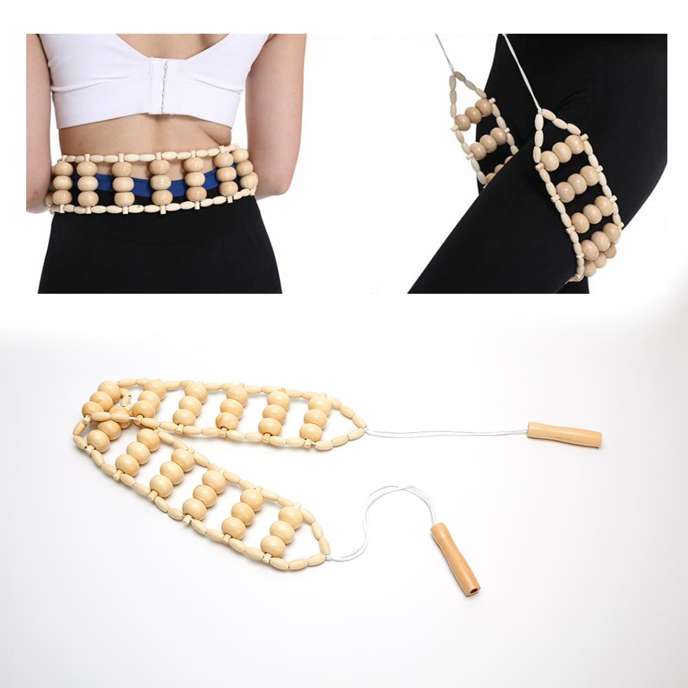 Деревянный массажер для терапии Быстрый антицеллюлитный инструмент Гуа Ша Массажер для глубокой релаксации тканей для тела Ролик для мадеротерапии Красота Здоровье