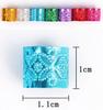 1000Pcs 10/12mm Hair Braid Dread Dreadlock Beads Adjustable Cuff Clip 10mm Hole Clip Hair Styling Diy