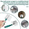 2Pcs Drywall Corner Tool Steel External Internal Corner Trowel Drywall Finishing Plaster Scraping Decals Patch Construction Tool