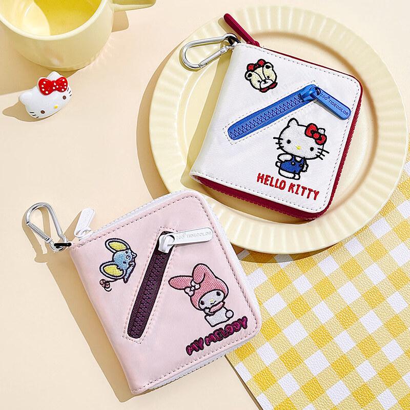 Sanrio Кошелек для мелочи и держатель для карт Hello Kitty