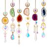 Crystal Car Interior Decorations Car Hanging Ornament, Swinging Rear View Mirror Pendant for Men Women Car Office Room
