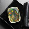 12.45 Ct Lab Created Opal Cushion Certified Fabulous Loose Gemstone