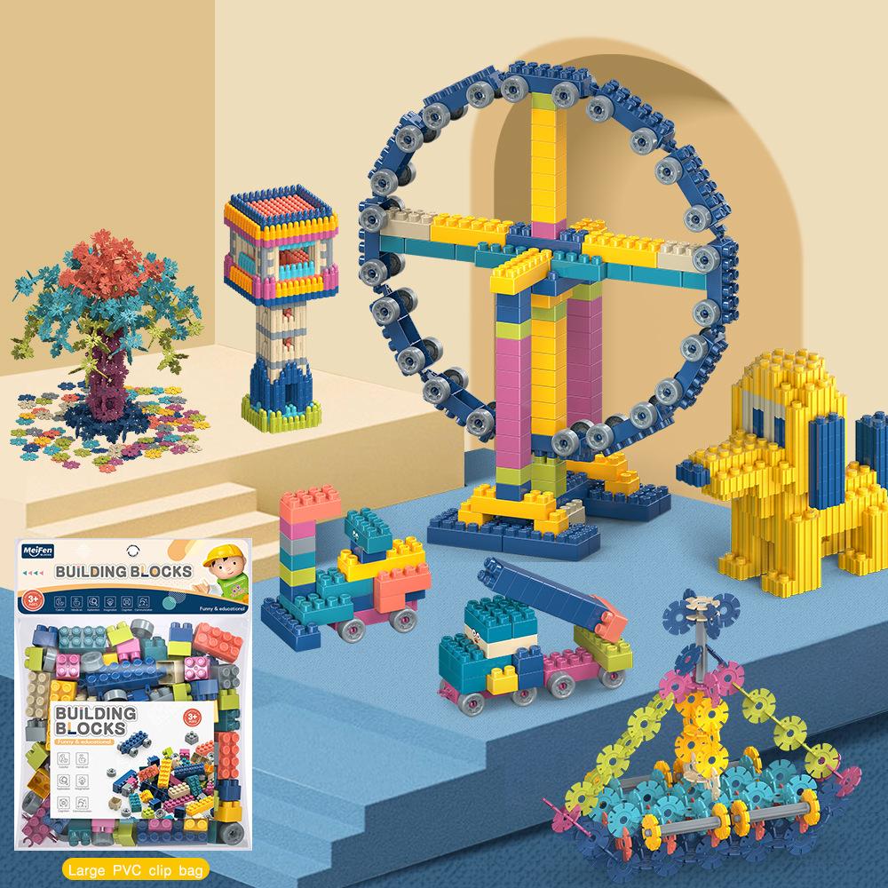 Детский DIY Сборный Конструктор из Частиц Детский Сад Образование Раннее Развитие 3-6 Лет Игрушка Подарок