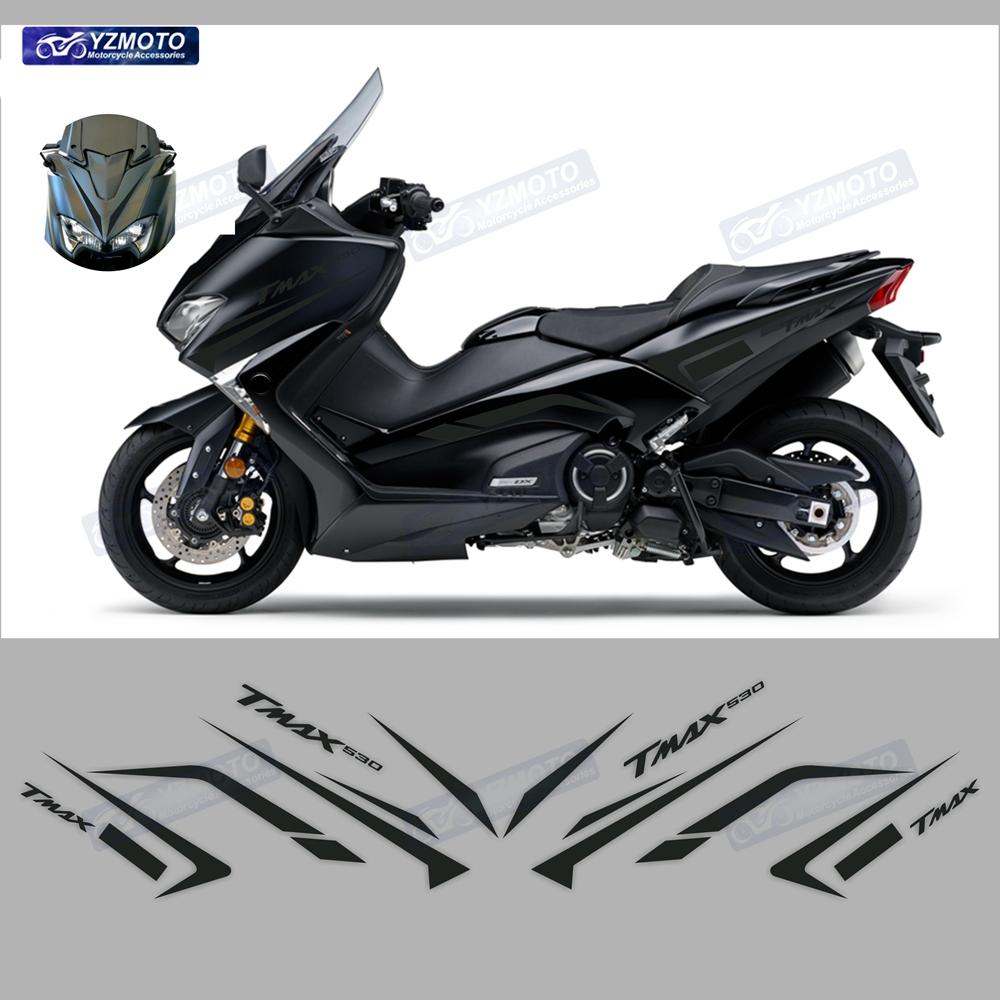 Для Yamaha TMAX530 2017 2018 2019 TMAX Мотоциклетные Аксессуары Полный Комплект Наклеек на Пластик Мотоцикла Водонепроницаемые Наклейки на Кузов