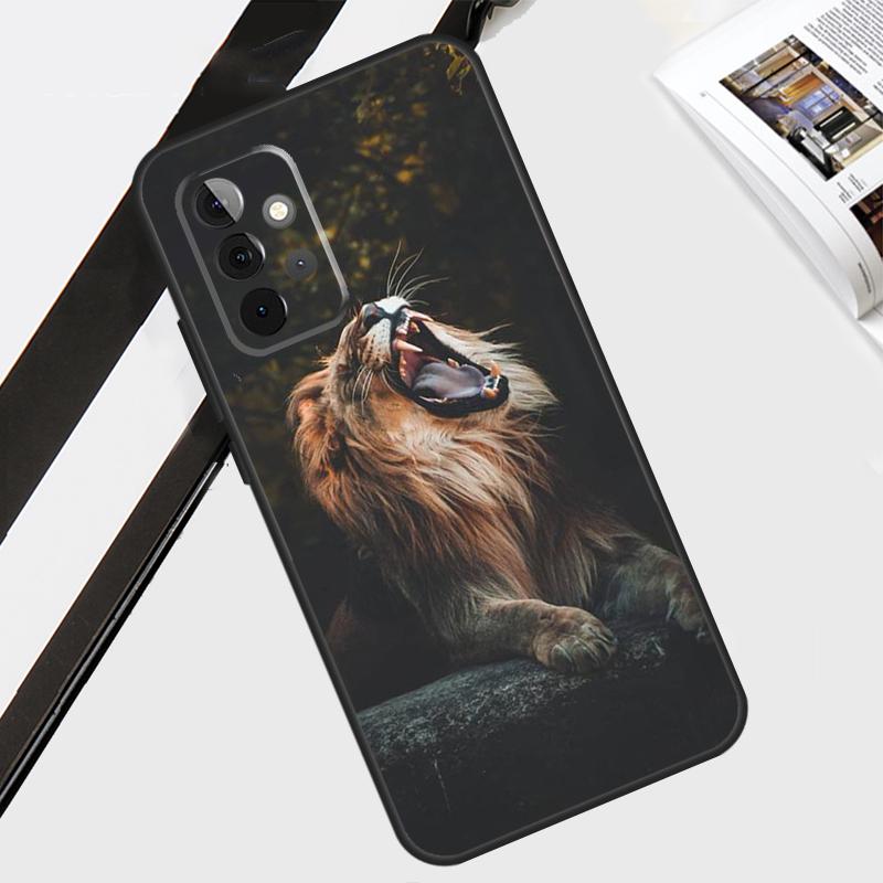 Roaring Lion Case For Samsung Galaxy A56 A36 A26 A16 A06 A54 A34 A14 A12 A22 A32 A52 A13 A53 A15 A35 A55