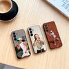 Чехол для телефона I-Iga Natalia для Samsung Galaxy A73,A72,A71,A70,A53,A52,A51,Другие Мягкий черный чехол