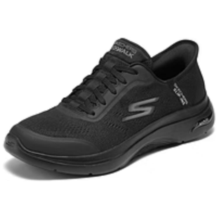 Skechers Arch Fit 2.0 Удобные Повседневные Кроссовки Низкие Мужские Черный 216602-BBK