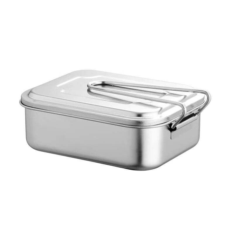 304 Stainless Steel 3-Compartment Lunch Box
