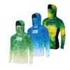 Mens Quick-Dry Hooded Fishing Shirt With Face Cover UV Protection Long Sleeve Outdoor Angling Apparel