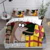 Постельное белье Regular Show Комплект одеяло стеганое покрывало пододеяльник наволочка 2-3 предмета Размеры для детей и взрослых