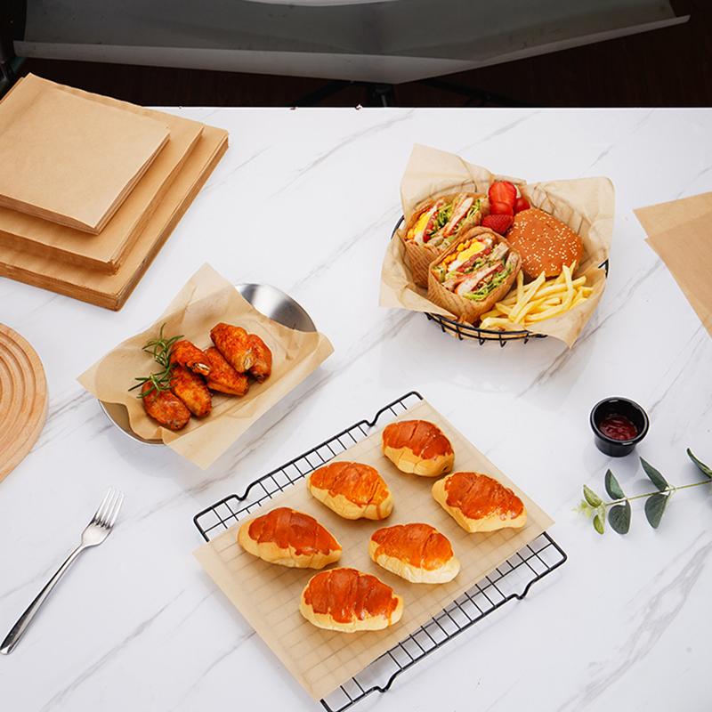 50 шт. антипригарные коврики для выпечки из впитывающей масло бумаги для выпечки печенья, приготовления пищи, фритюрницы, духовки, гриля, сублимационной сушилки, коврики Ray