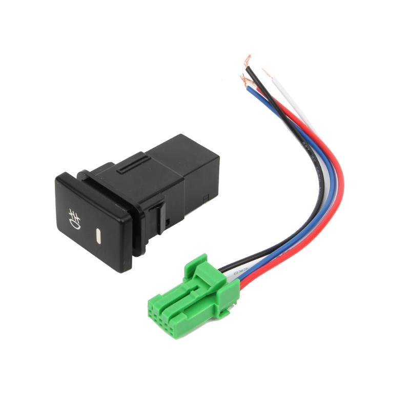 Новый DC12V передняя противотуманная фара кнопочный переключатель 4 провода кнопка для Toyota Camry Prius Corolla