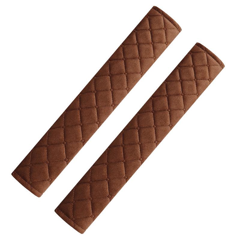 Мягкий чехол для ремня безопасности автомобиля Универсальные чехлы для автомобильных ремней безопасности Теплые плюшевые ремни безопасности Защита плеч Аксессуары для салона автомобиля