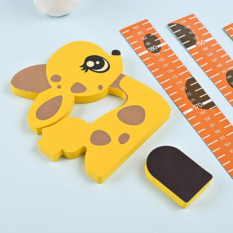 Removable 3d Three-dimensional Cartoon Height Stickers Self-adhesive Children's Magnetic Suction Baby Height Wall Stickers