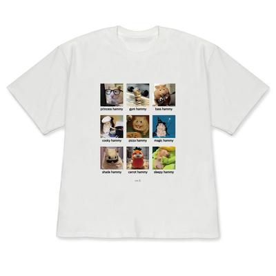 Funny Puppy Mood Grid Graphic Tshirt Versatile Shortsleeve White Casual Crew Neck Top Cute Quirky Dog Meme Tee For Wounisex Unisex