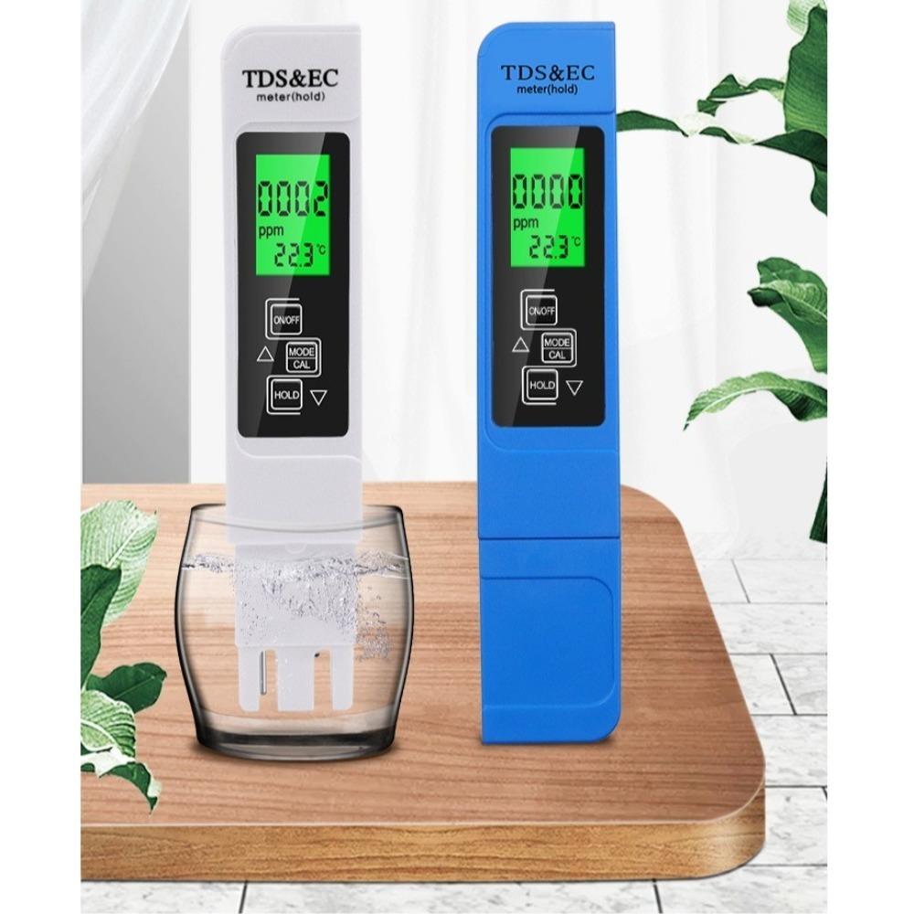3-in-1 Water Tester Digital Display PPM Meter High Accuracy Water Quality Tester Aquariums