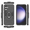 For Samsung Galaxy S24 FE S24FE Back Cover Phone Case Shockproof Armor Anti-Fall Metal Ring Holder Magnetic Protect Funda Coque
