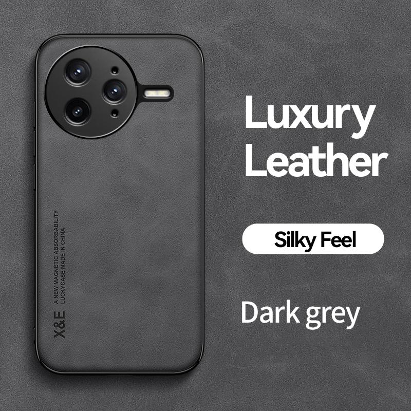 KEYSION Роскошный ретро-чехол из искусственной кожи для POCO F7 Pro, мягкий силиконовый + противоударный чехол для задней панели телефона из ПК для Xiaomi POCO F7 Ultra