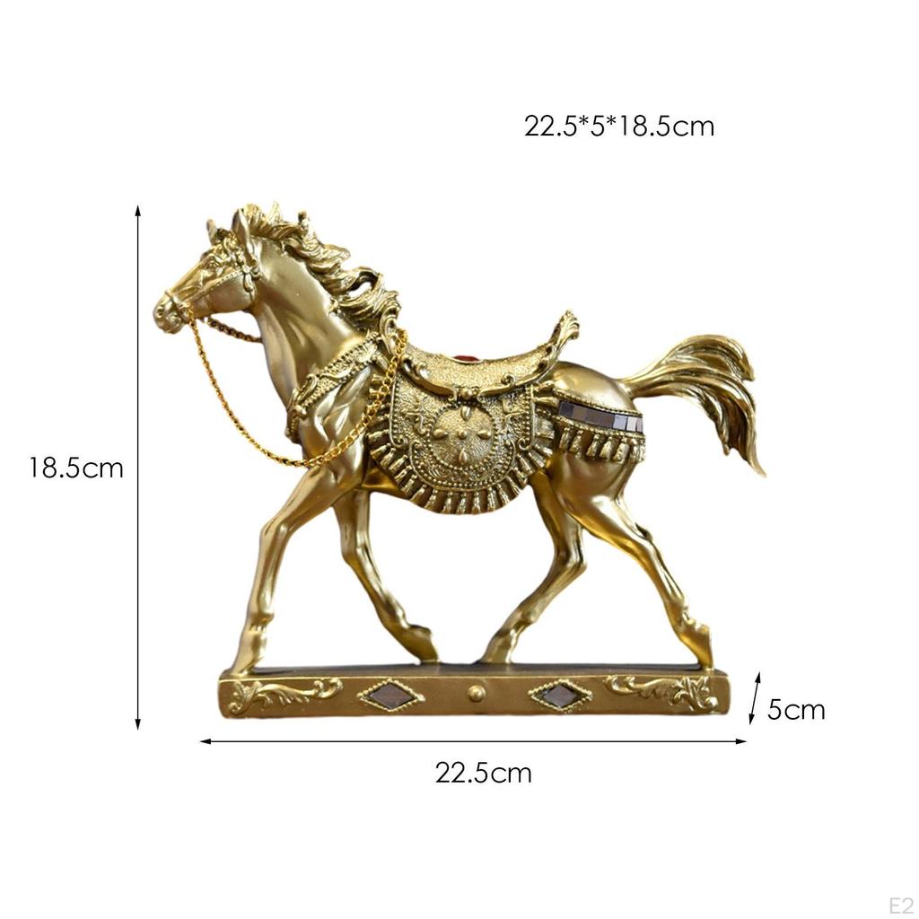 Elegant Horse Sculpture for Home Decor and Office Desk