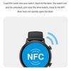 Умные часы для разговоров Женские AMOLED-дисплей NFC Управление Массовый циферблат Звонки по Bluetooth Смарт-часы Пульс Кровяное давление Женское здоровье
