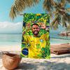 1pc Music Sports Fusion Microfiber Quick Dry Beach Towel Absorbent Soft Oversized Sand Free Towel for Travel Pool Gym Swimming Yoga 20a129