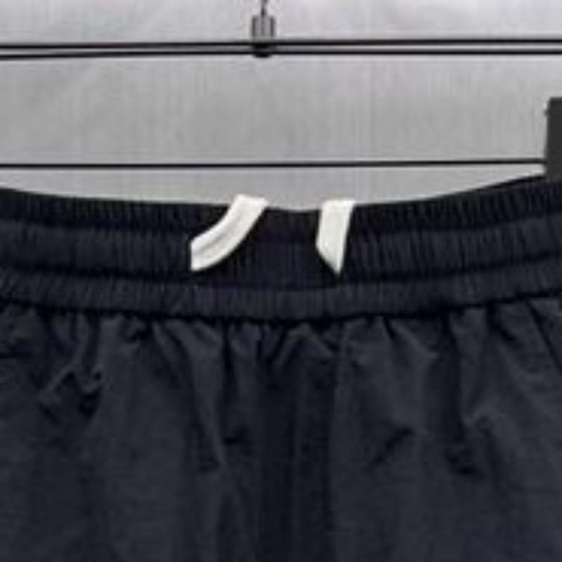 Мужские новые модные повседневные брюки на резинке с высокой посадкой, с кружевной вставкой, карманами, свободного кроя, с манжетами, осень-зима 2023 года для работы