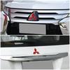 For Mitsubishi Outlander Ralliart Lancer ASX Pajero Delica EVO Car Badge Front Grille Rear Trunk Hood Lid Logo Emblem Accessorie