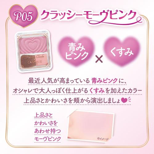 CANMAKE Пудра для щек P05 Classy Mauve Pink 1.8g Прозрачный блеск для щек Blueish Pink