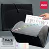 Deli 13-Grid Bill Test Paper Classification Business File Holder