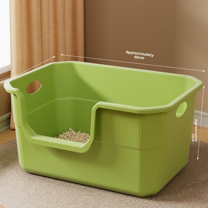 Очень большая Кошачий туалет Полностью закрытый Контроль запаха Туалет Влагозащищенный Супервпитывающий Лоток для песка Контейнер для фекалий