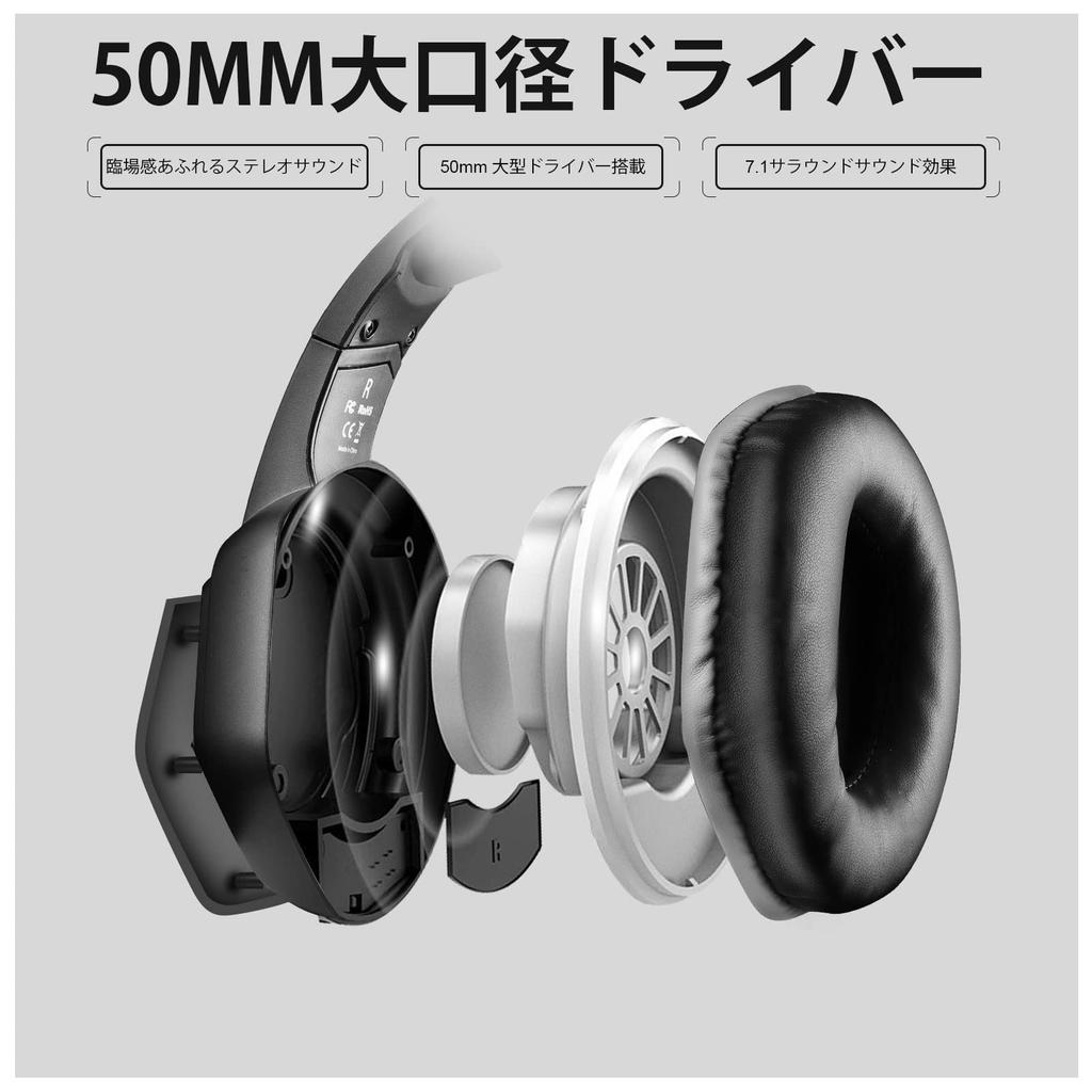 EKSA E1000 игровая гарнитура USB игровые наушники для 50 мм драйвера наушники объемного звучания Plug Play однонаправленный микрофон шумоподавление высокая