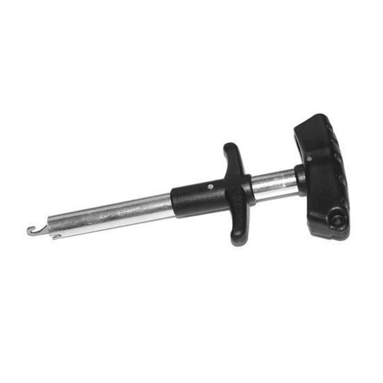 Алюминиевый сплав рыболовный крючки съемник Т-образная ручка рыболовный крючки съемник экстрактор Dehooker Сепаратор Разъединитель Инструменты для удаления рыболовные принадлежности