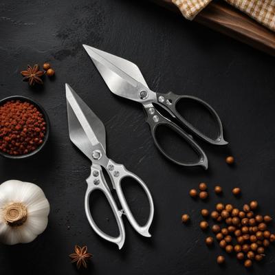 Кухонные ножницы Сверхпрочные Ножницы для пищевых продуктов Лезвия из нержавеющей стали Кухонные ножницы для мяса, рыбы, птицы, овощей