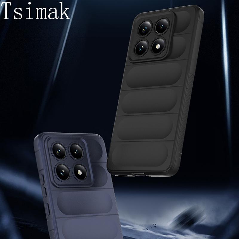 Shockproof Case For Xiaomi 14T Pro Mi 14T Mi14T Liquid Silicone Protect Back Coque for Redmi 14C A4 Poco C75 C 75 Phone Cover