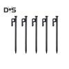 5Pcs 20/30/40CM 9MM Tent Stake Heavy Duty Multi-functional Outdoor Garden Yard Camping Tarp Canopy Windproof Ground Spike Metal Tent Peg